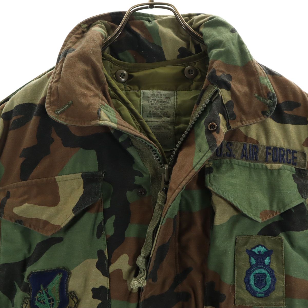 US ARMY アメリカ軍 80s アメリカ軍 ヴィンテージ カモフラ柄 ライナー