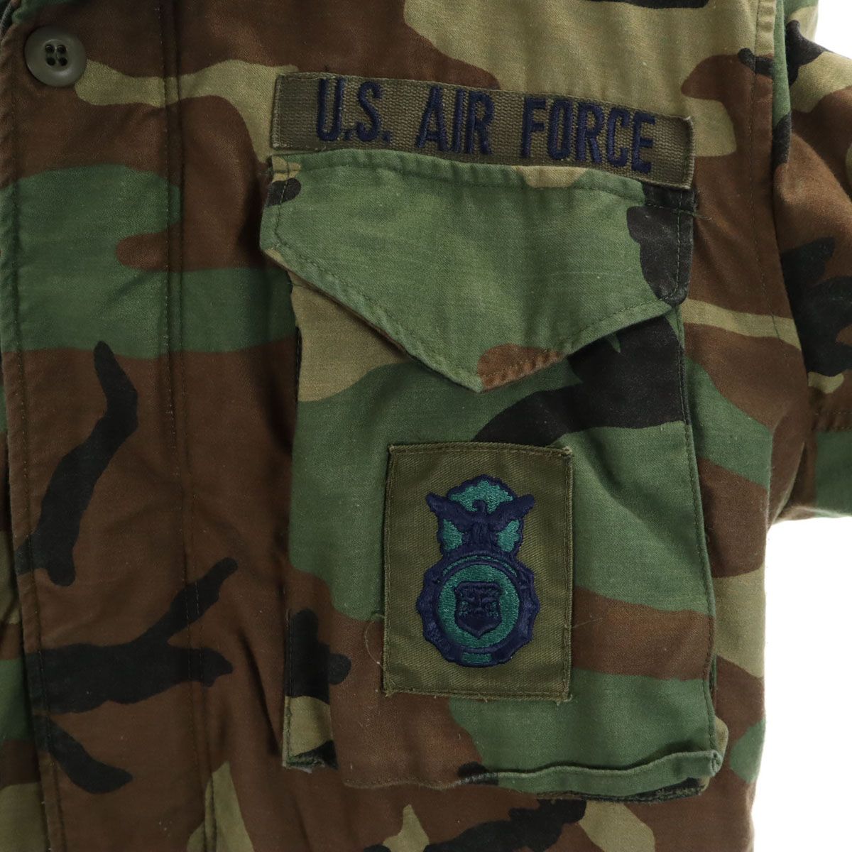 US ARMY アメリカ軍 80s アメリカ軍 ヴィンテージ カモフラ柄 ライナー付き ミリタリージャケット S カーキ 迷彩 メンズ US ARMY アメリカ軍 80s アメリカ軍 ヴィンテージ カモフラ柄 ライナー