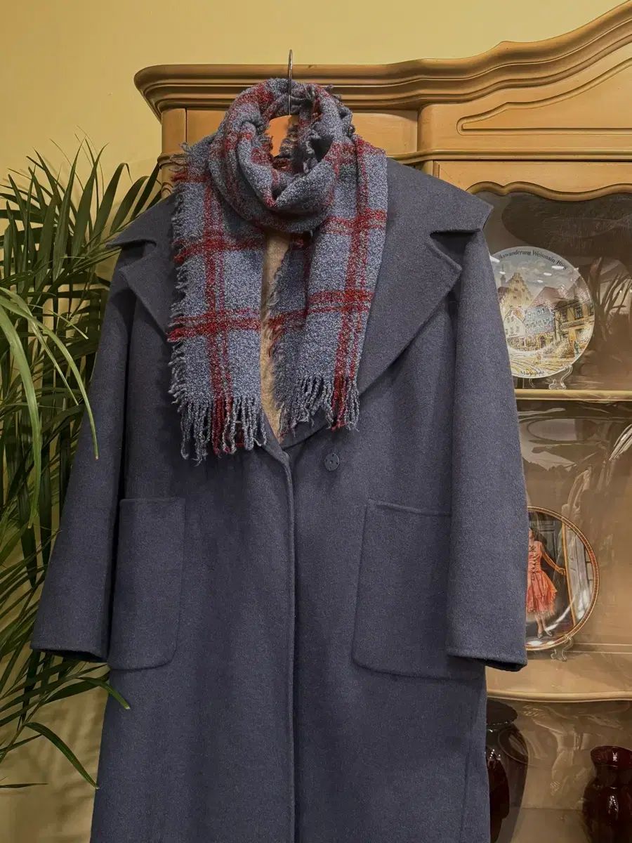 カシミア 50 ウール 5 コート フード WHO