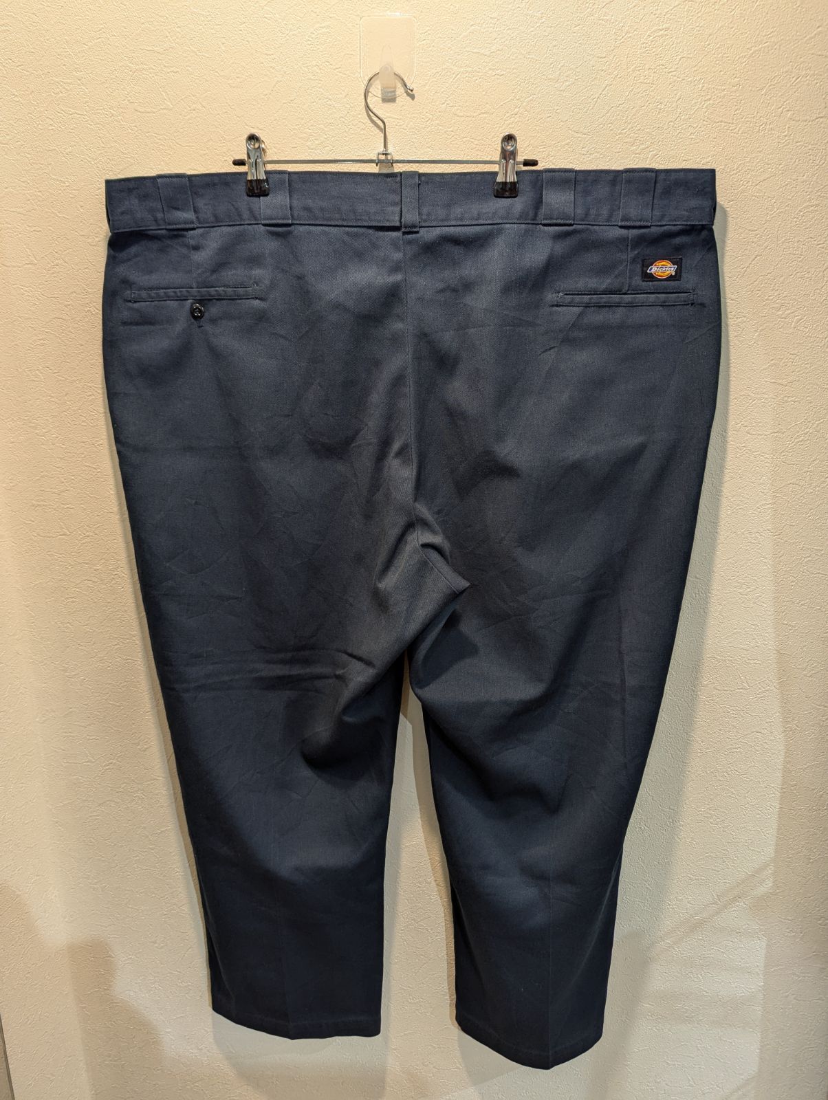 90s USA製 Dickies ディッキーズ ワークパンツ 874 ネイビー TALON