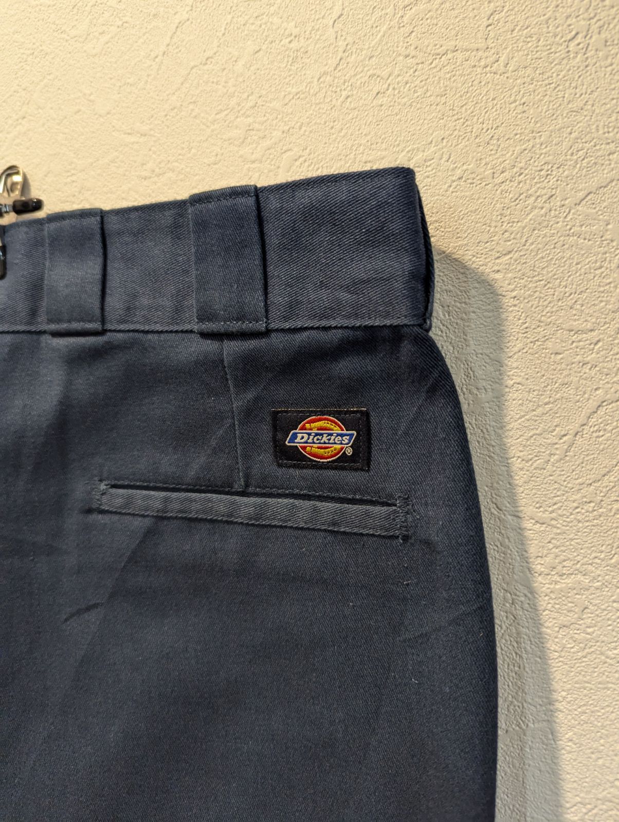 90s USA製 Dickies ディッキーズ ワークパンツ 874 ネイビー TALON