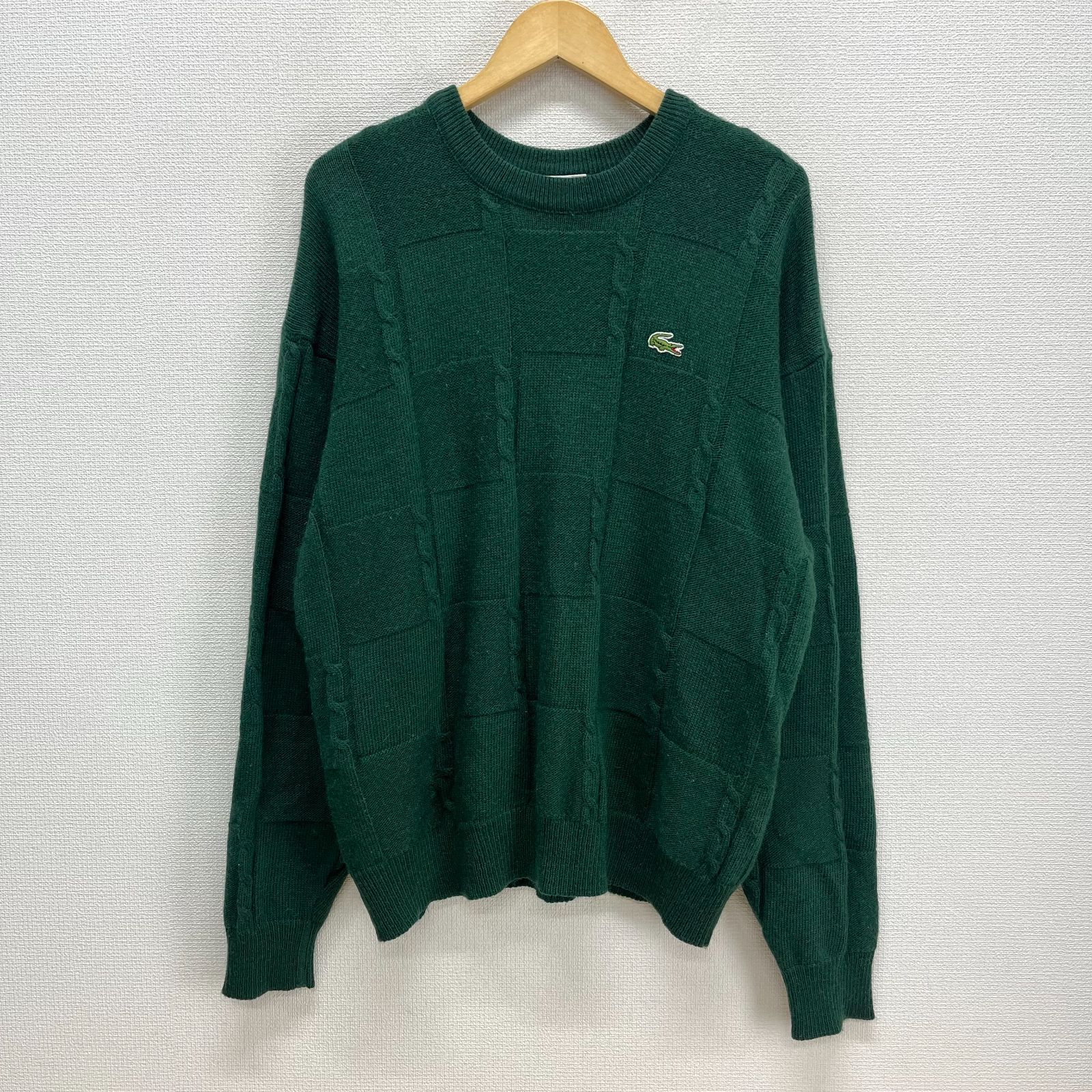 CHEMISE LACOSTE シュミーズ ラコステ 80s 80年代 ウール混 ニット 