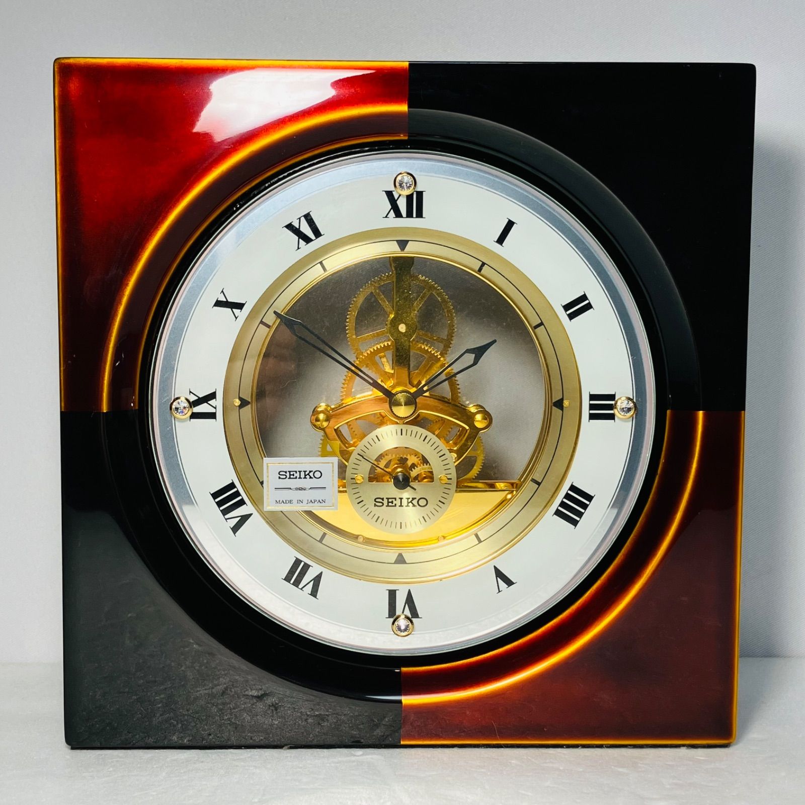 湘-81 JAPANESQUE CLOCK IRODORI セイコー置時計 SEIKO DECOR BZ810K