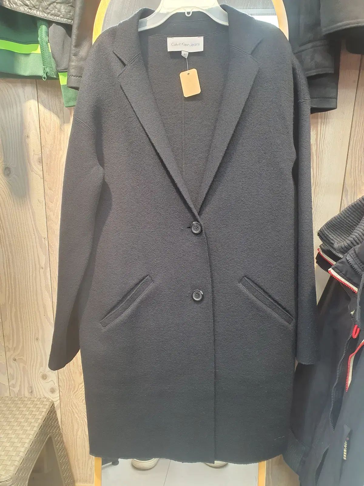 S カルバン クライン ジーンズ ウール 94 シングルコート 4 BFJFR 1 オーバーサイズ