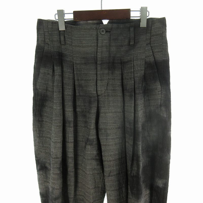 25SS カームレンス calmlence PANTS027 Triple Pleated Wide トリプル
