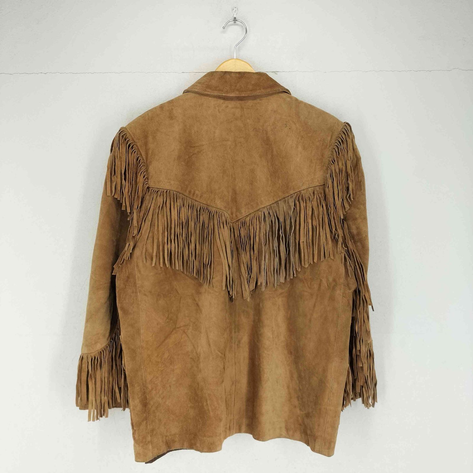 ユーズドフルギ USED古着 Genuine Leather アルゼンチン製 フリンジ