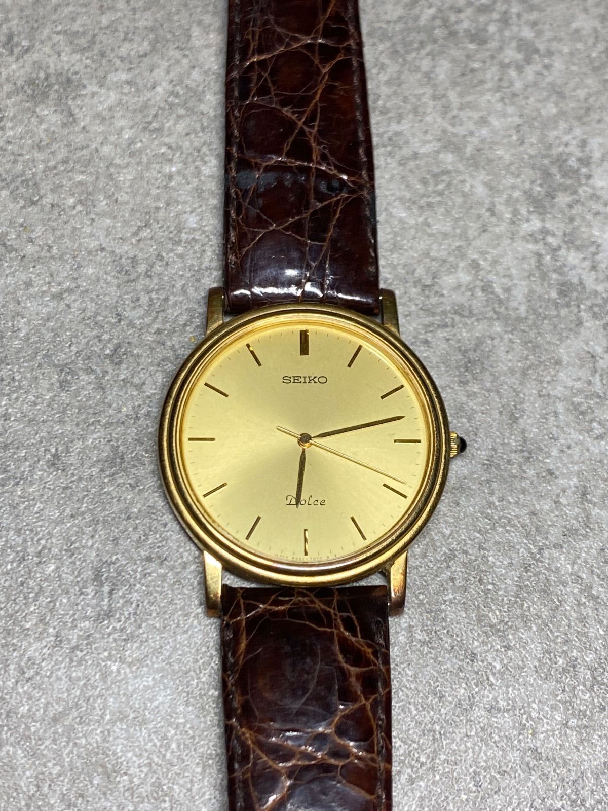 メンズ SEIKO セイコー Dolce ドルチェ 腕時計 稼働品 8N41-7030 