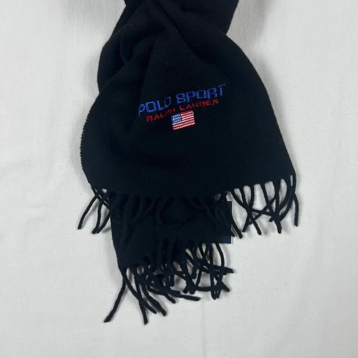 90 s POLO RALPH LAUREN ポロラルフローレン SPORT ポロスポーツ ロゴ マフラー