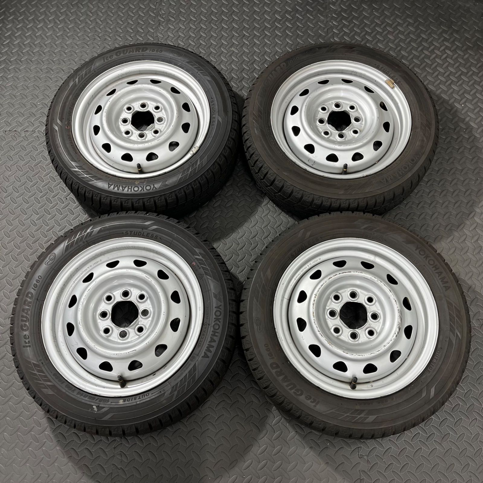 20年製 155 65 R 14 ヨコハマ アイスガードIG 60 タント N BOX ワゴンR スペーシア スタッドレスタイヤ 1292