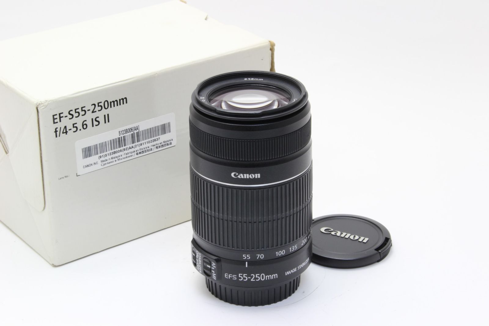 AB+ (良品) Canon キヤノン EF-S 55-250mm F4-5.6 IS II 初期不良返品 