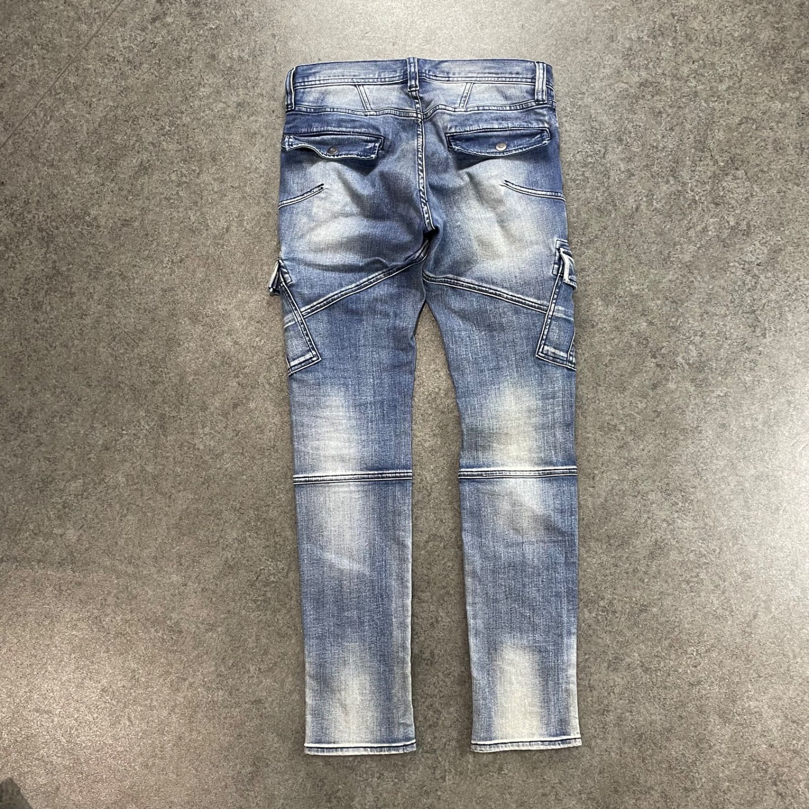 VOGUISH Denim Cargo Jeans y2k Japanese Label ヴォーギッシュ デニム 