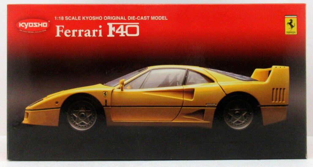 京商 1|18 Ferrari F 40 Yellow 08411 Y