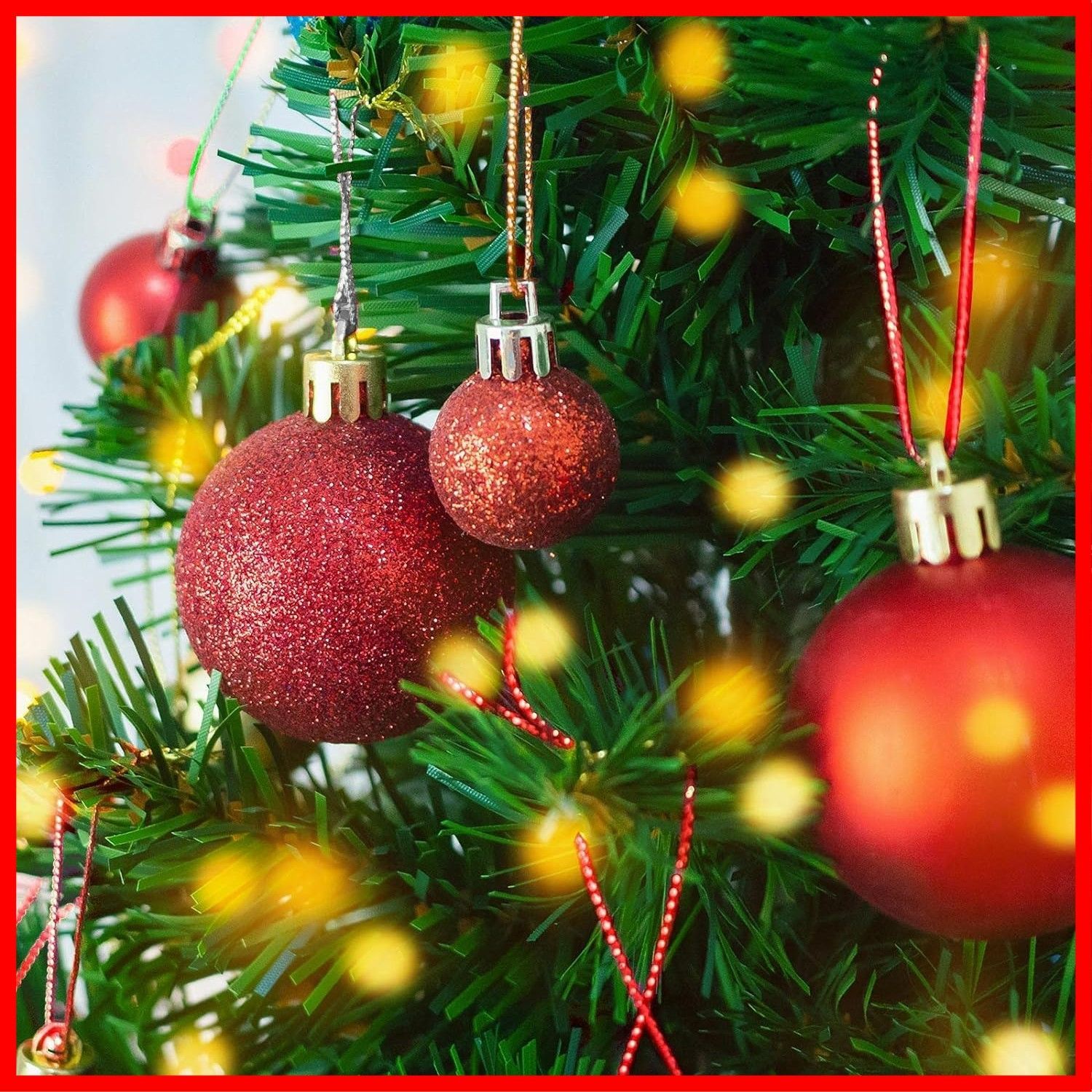 クリスマス オーナメントストラップ 100本 20cm hangers 200本 ornament クリスマス用ボール ストラップ