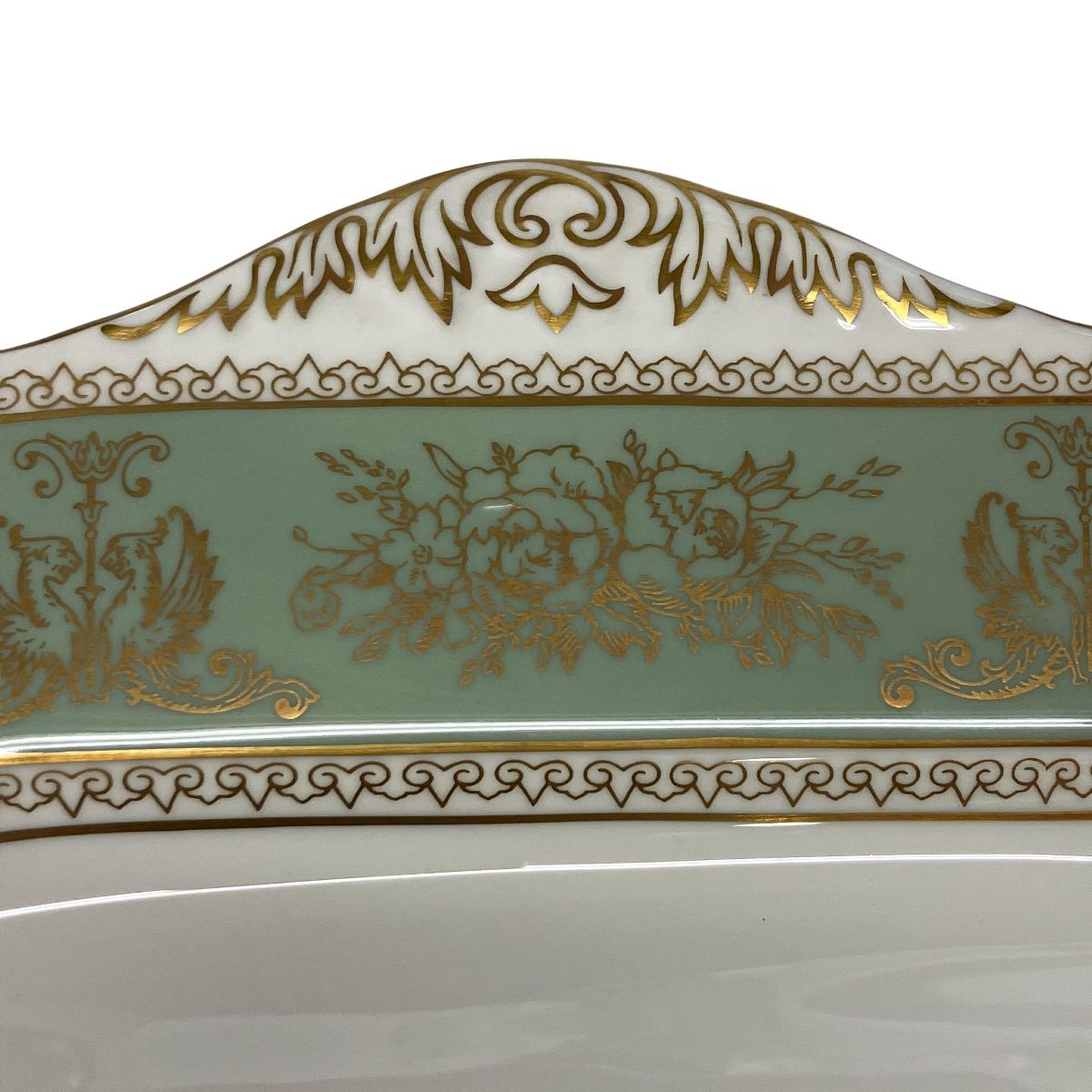  ウェッジウッド コロンビア スクエアプレート セージグリーン 角皿 皿 食器 陶磁器 水筒 キッチンスケール 皿 食器