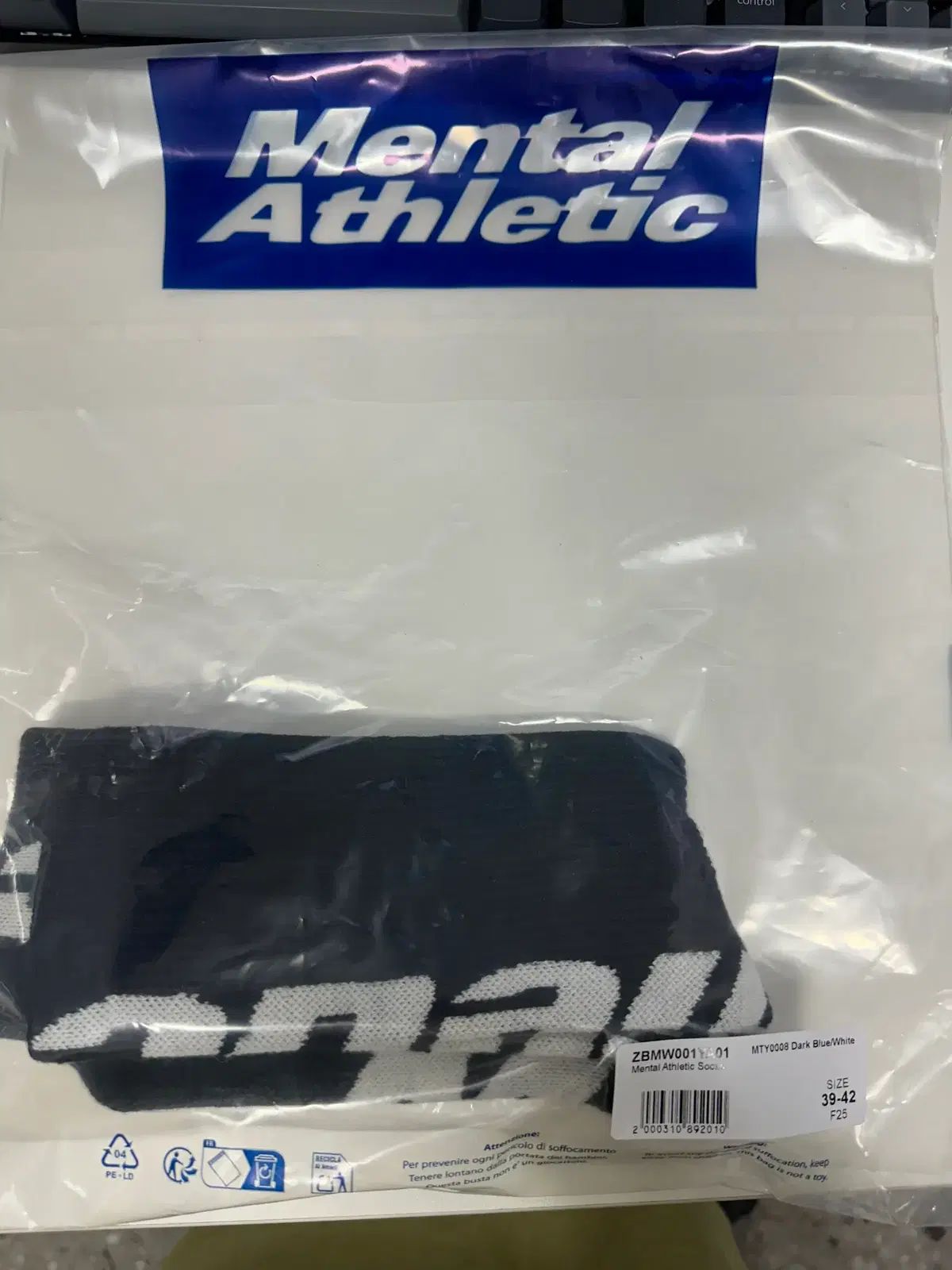 メンタルアスレチック mental athletic ウール 靴下 39