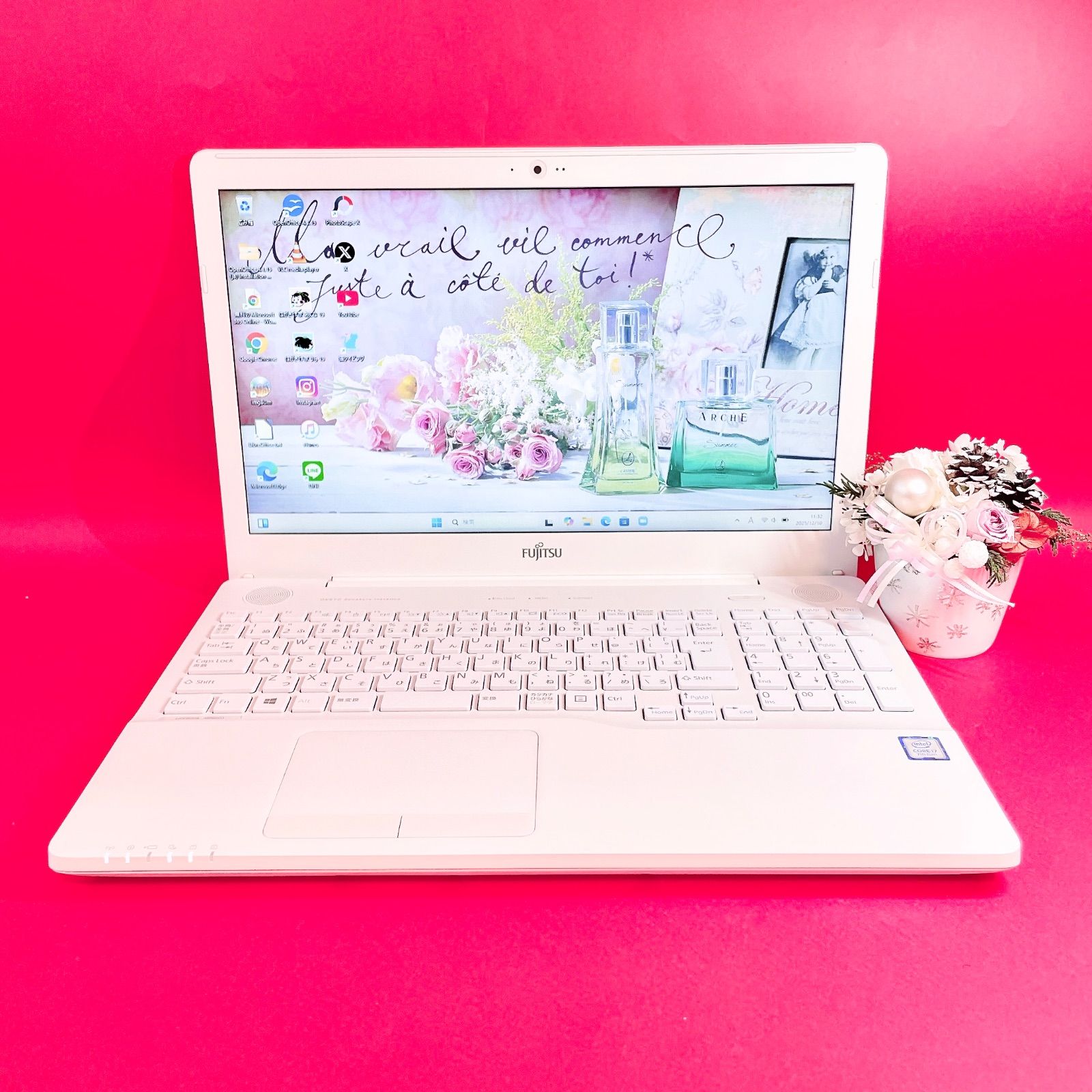 たっぷり大容量1TB❣️Corei7✨️1TB✨️薄型ノートパソコン おしゃれ