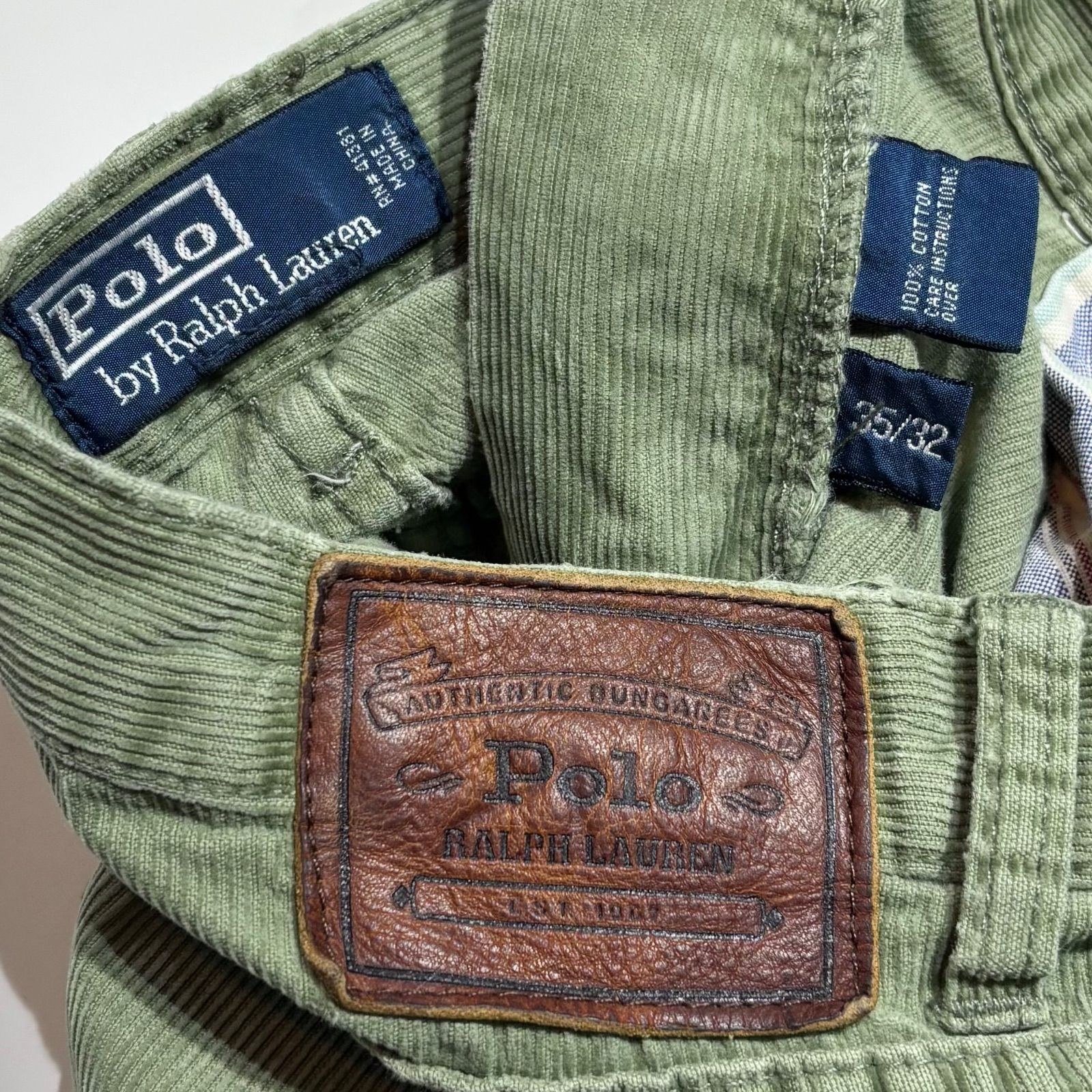 細畝コーデュロイパンツ ピスタチオ 90〜00s Polo by Ralph Lauren
