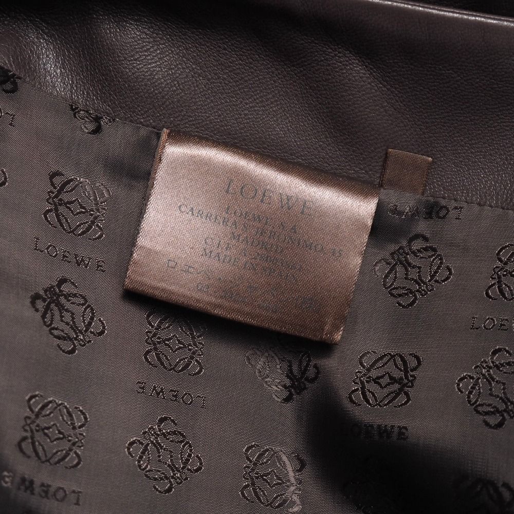  LOEWE ロエベ スカート サイズ36 ラムレザー タイト ひざ丈 ブランド古着 RA 6844 タイトスカート ひざ丈スカート