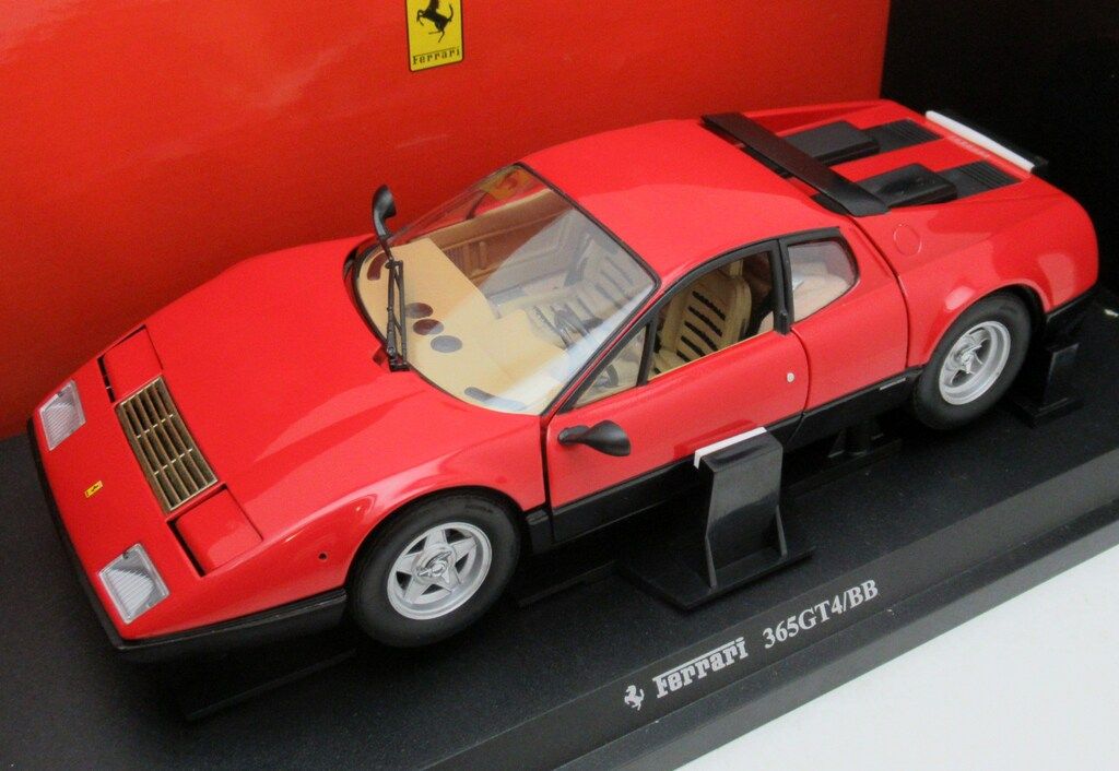 京商　フェラーリ365GT4 /BB （レッド）1/18 KyoSho 1/18 FERRARI 365GT4 京商 フェラーリ レッド – リサイクル堀り