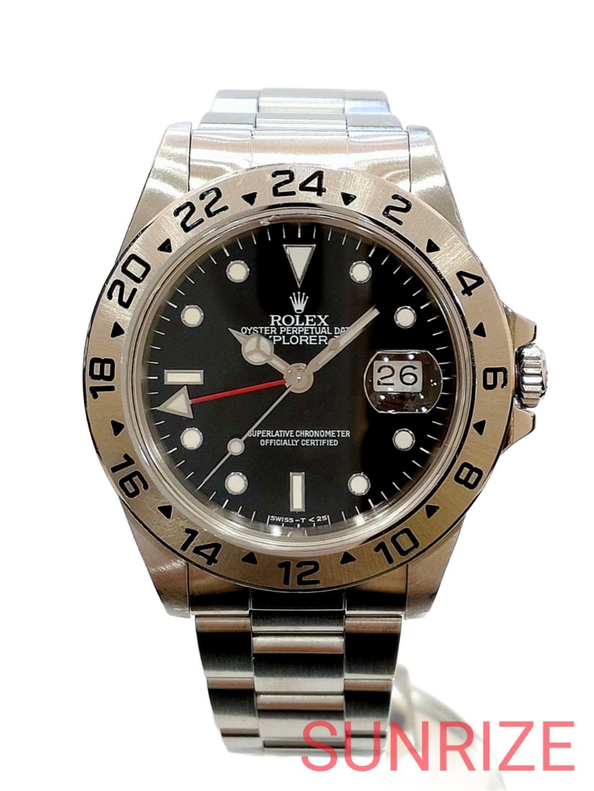 ROLEX ロレックス エクスプローラーⅡ 16570 X番【S817】