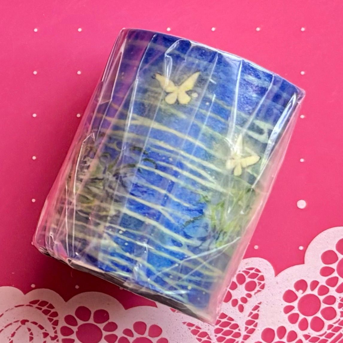 和紙 萤草生 5.5 cm×5 m 50 cm loop 海外マスキングテープ 海外マステ 水面