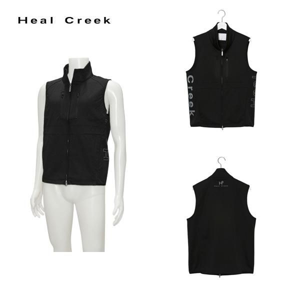 ヒールクリーク Heal Creek メンズ 秋冬 撥水 防風 エアシャットボンディングベスト サイズ48 M 001 47071