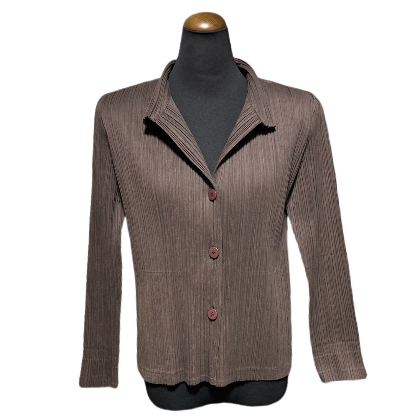PLEATS PLEASE プリーツプリーズ ジャケット ブラウン SIZE 3 イッセイ