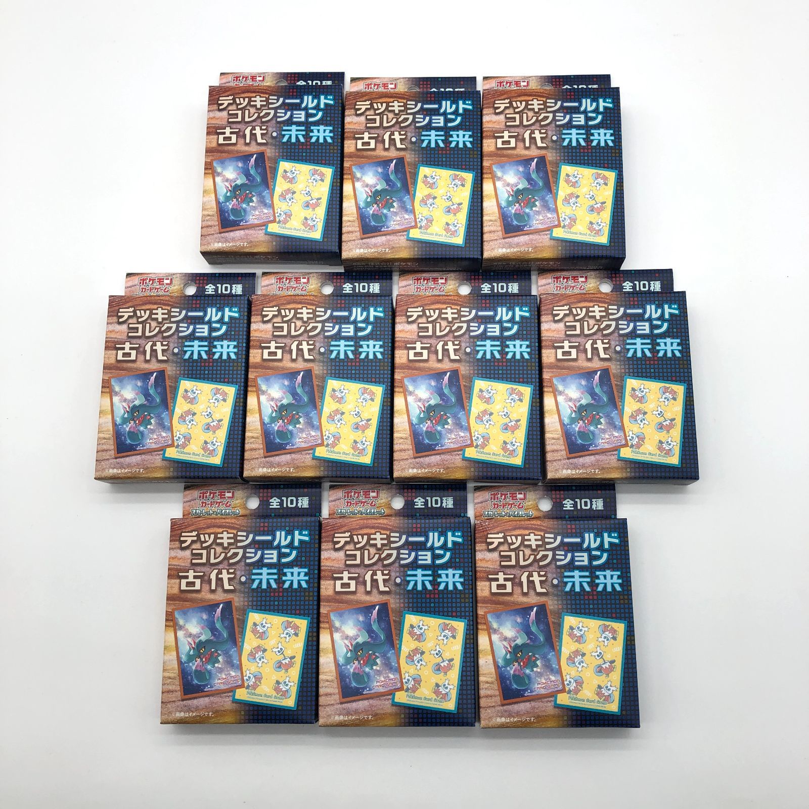 【新品・未開封】デッキシールドコレクション　古代・未来　ボックス全10種 ポケモンカードゲーム デッキシールドコレクション 古代 未来 BOX (全