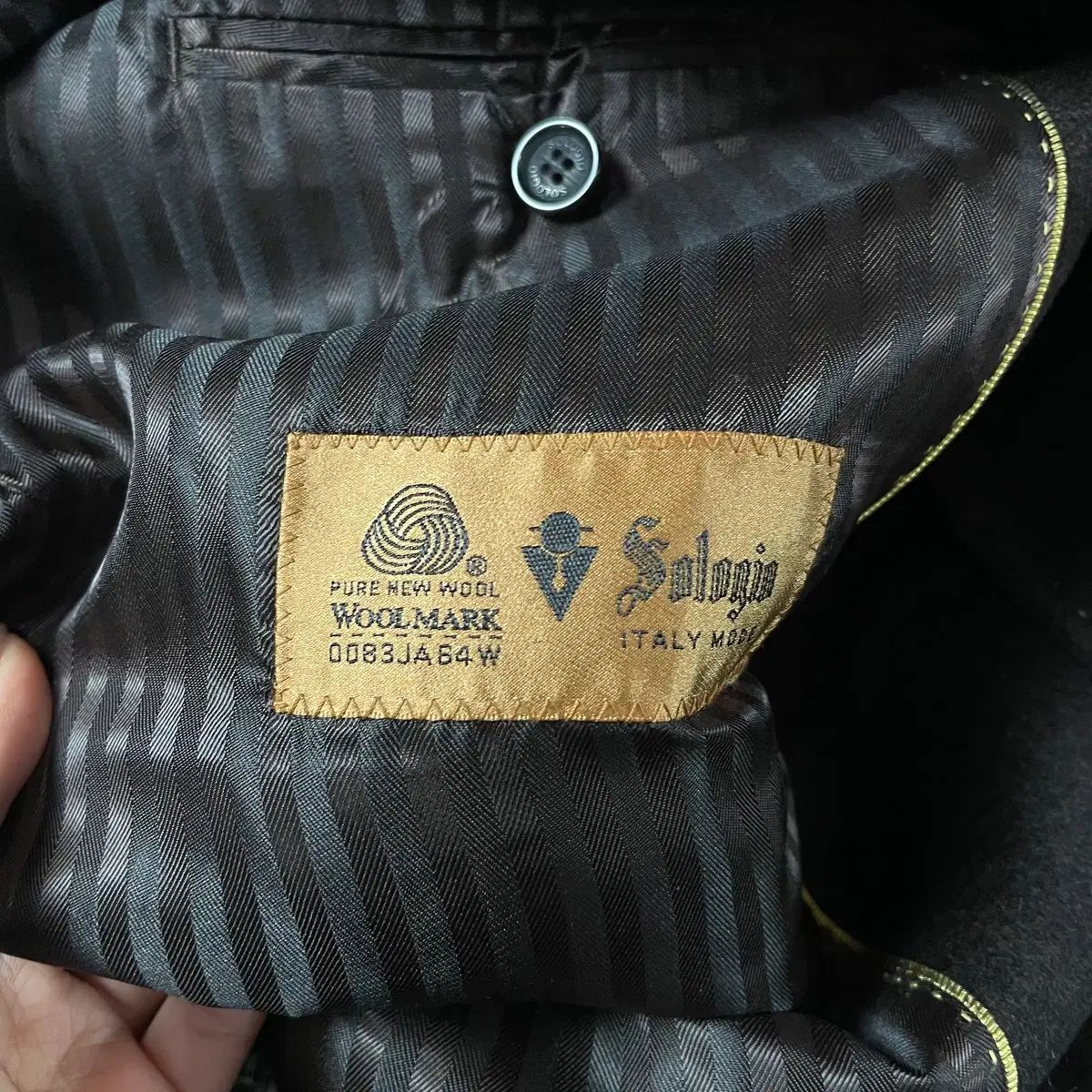 隠しボタンダウン カシミア