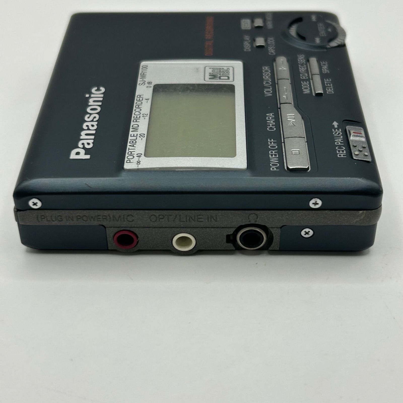 通電⁄再生OKパナソニック ポータブルMDレコーダー SJ-MR100