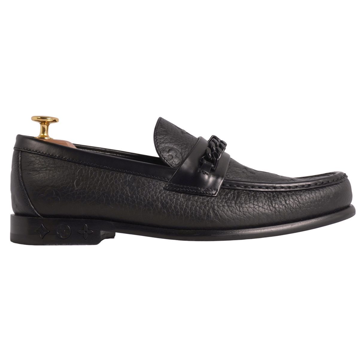 美品 ルイヴィトン LOUIS VUITTON ローファー モカシン チェーン 美品 ルイヴィトン LOUIS VUITTON ローファー モカシン チェーン