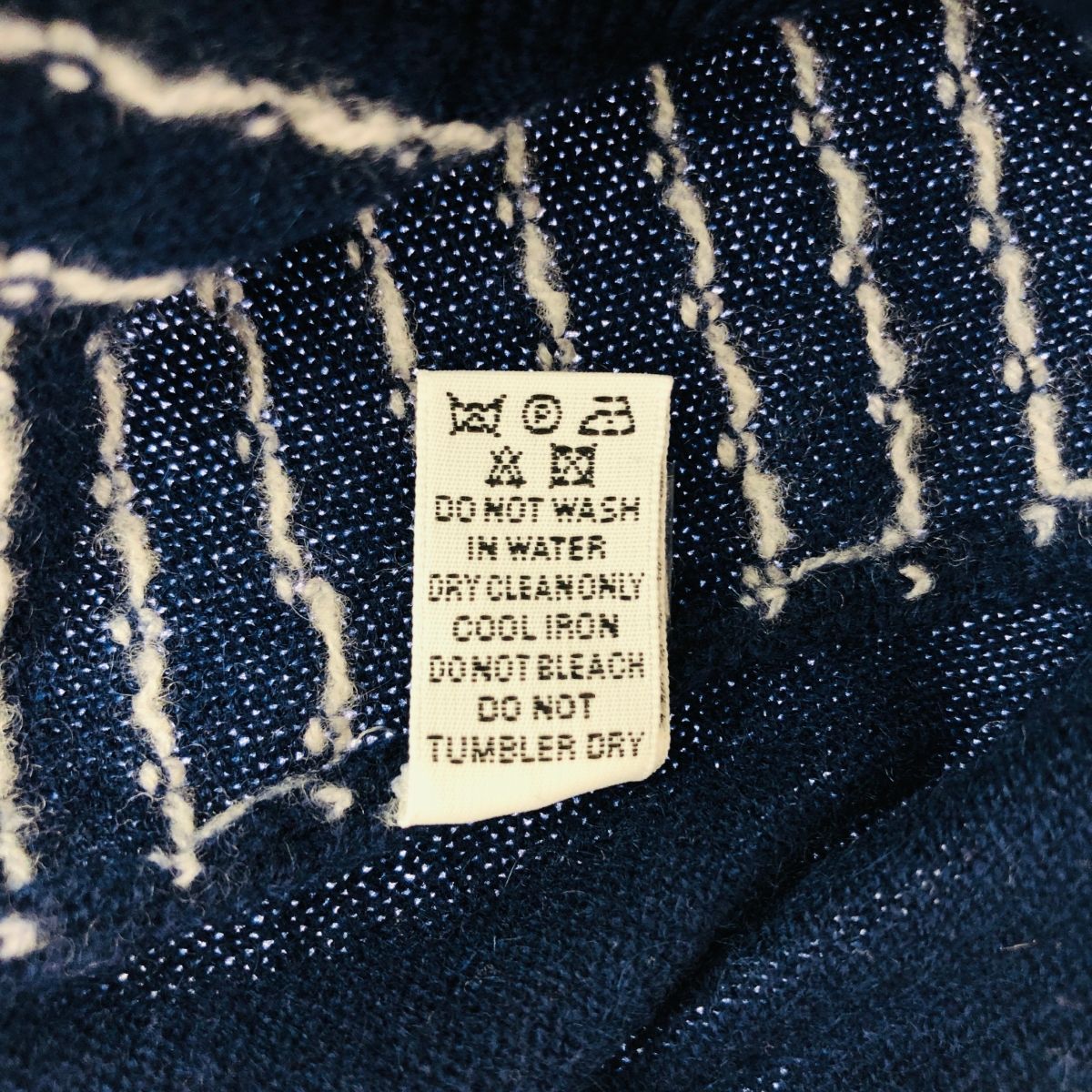 BALLANTYNE バランタイン カシミヤニット サイズ:46 ドット柄/Vネック