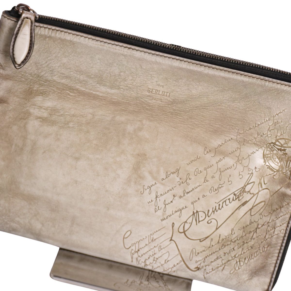 ベルルッティ Berluti クラッチバッグ セカンドバッグ カリグラフィ