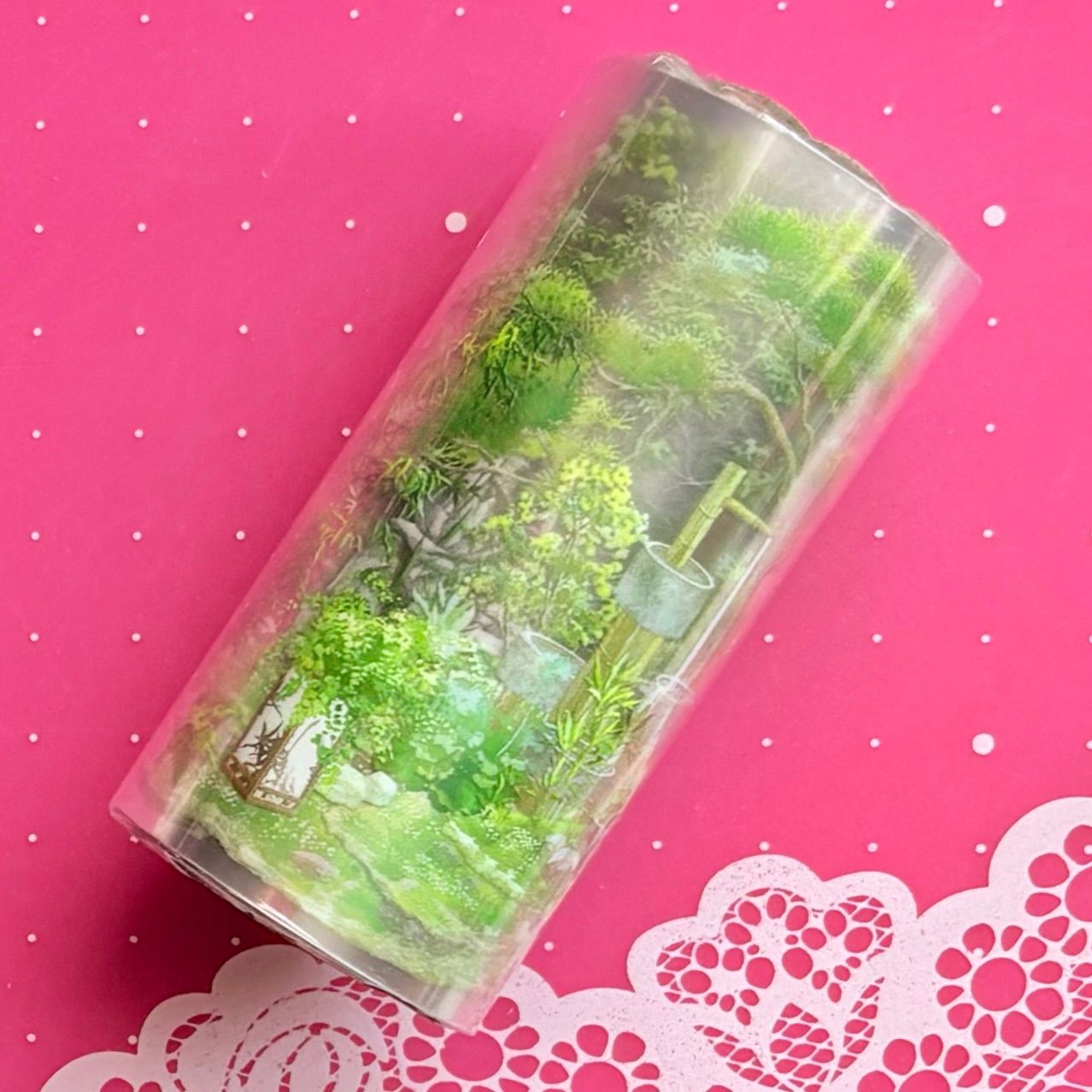 PET 庭院绿植 8 cm×5 m 100 cm loop 海外マスキングテープ 海外マステ 植物