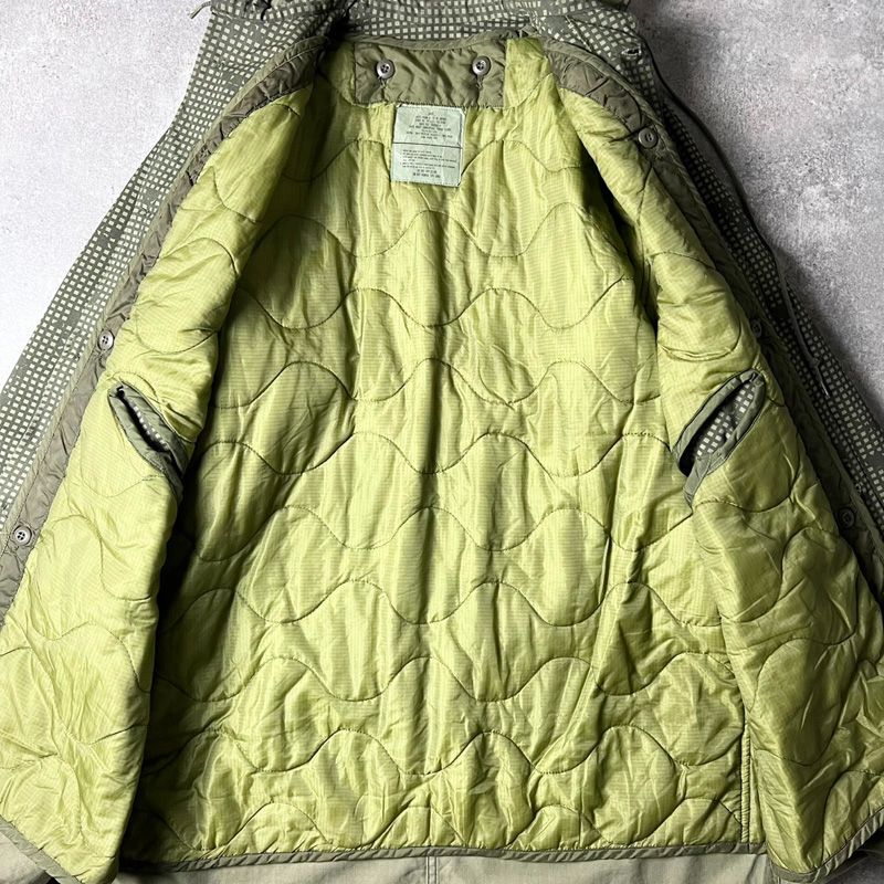 80s 88年製 US ARMY 米軍実物 ライナー付き ナイト デザート カモ