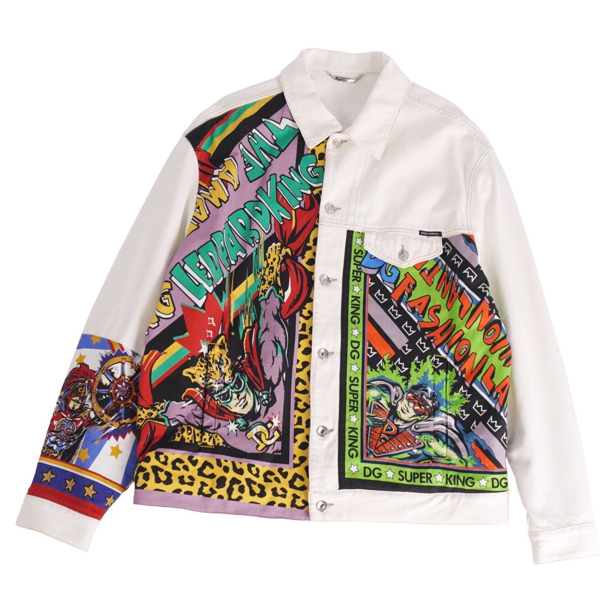 ♥希少ドルチェアンドガッパーナD&G カラフルデニムジャケット 美品♥ 美品 ドルチェ&ガッバーナ DOLCE&GABBANA デニムジャケット アメコ