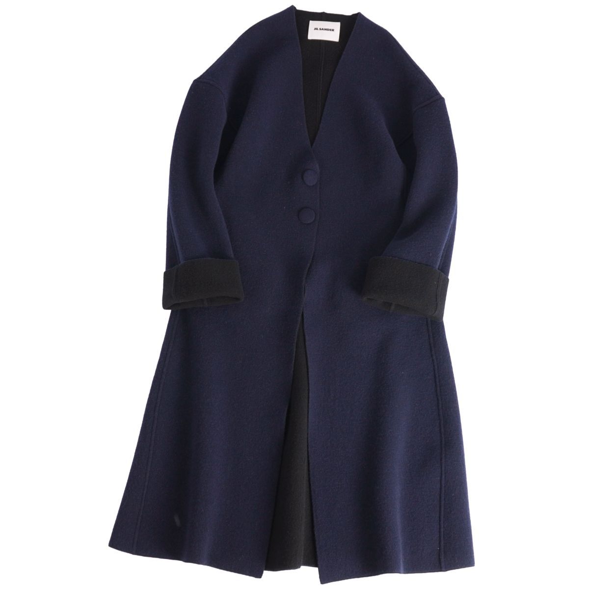 美品 ジルサンダー JIL SANDER コート 2023 ロングコート ウール