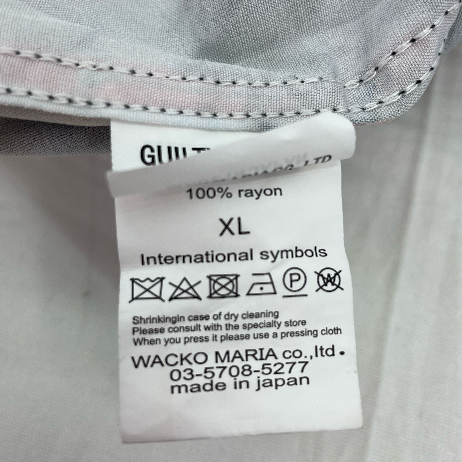 WACKOMARIA アロハシャツ ＸＬ 赤×黒系 メンズ ファッション テーパードデニム アロハシャツ かりゆしウェア 