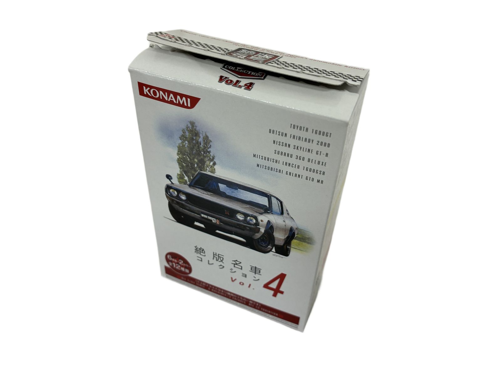 KONAMI　絶版名車コレクションVOL.4 KONAMI 1/64 絶版名車コレクション vol.4 10個入り1ボックス 中古