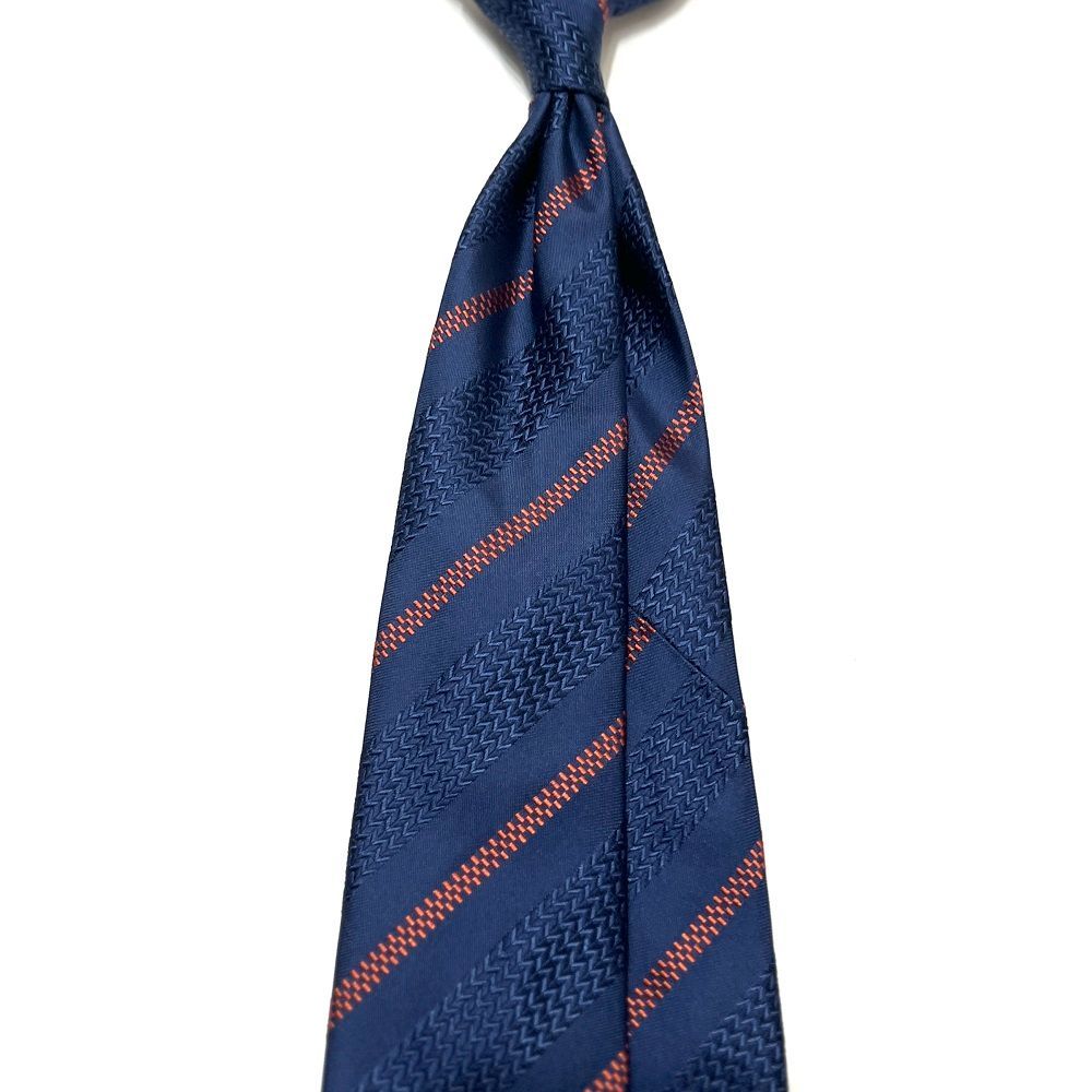 Atto Vannucci ( アットヴァンヌッチ ) ネクタイ ブルー ヘリンボーン