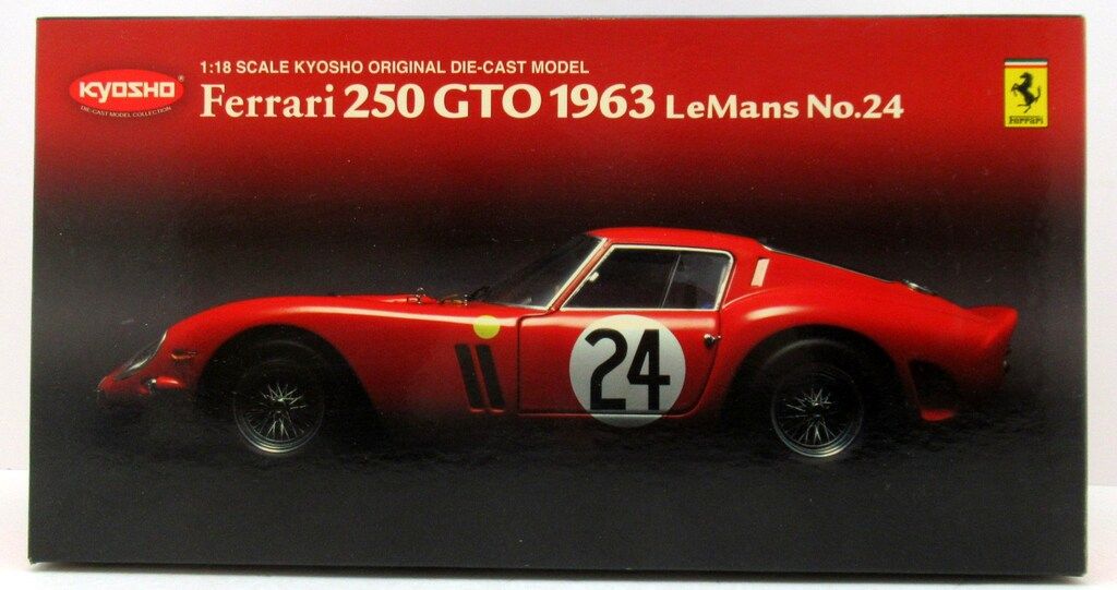 京商 1 18 Ferrari 250 GTO 1963 Le Man 24 08432 C