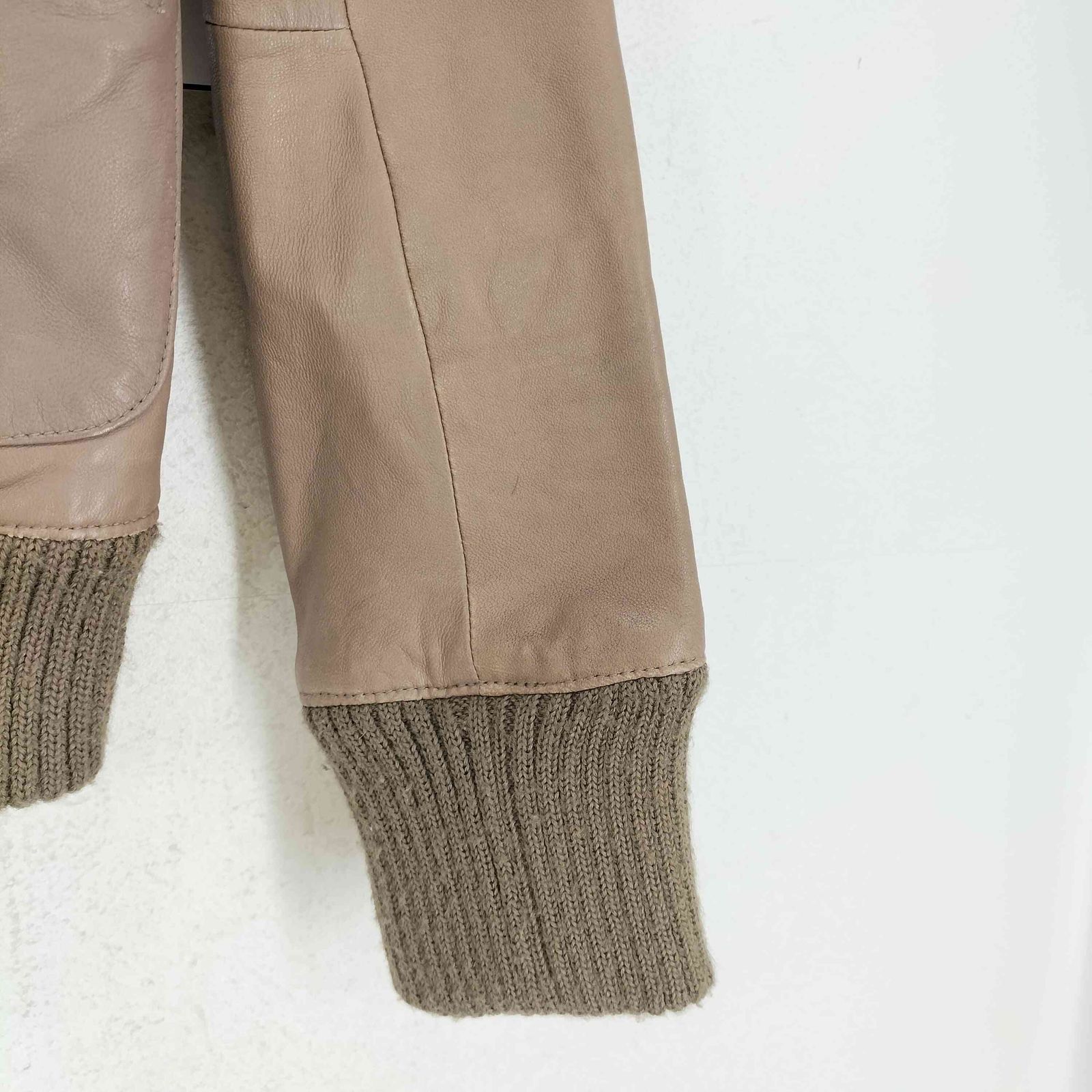 ノンブルアンペール NOMBRE IMPAIR ノーカラーレザージャケット