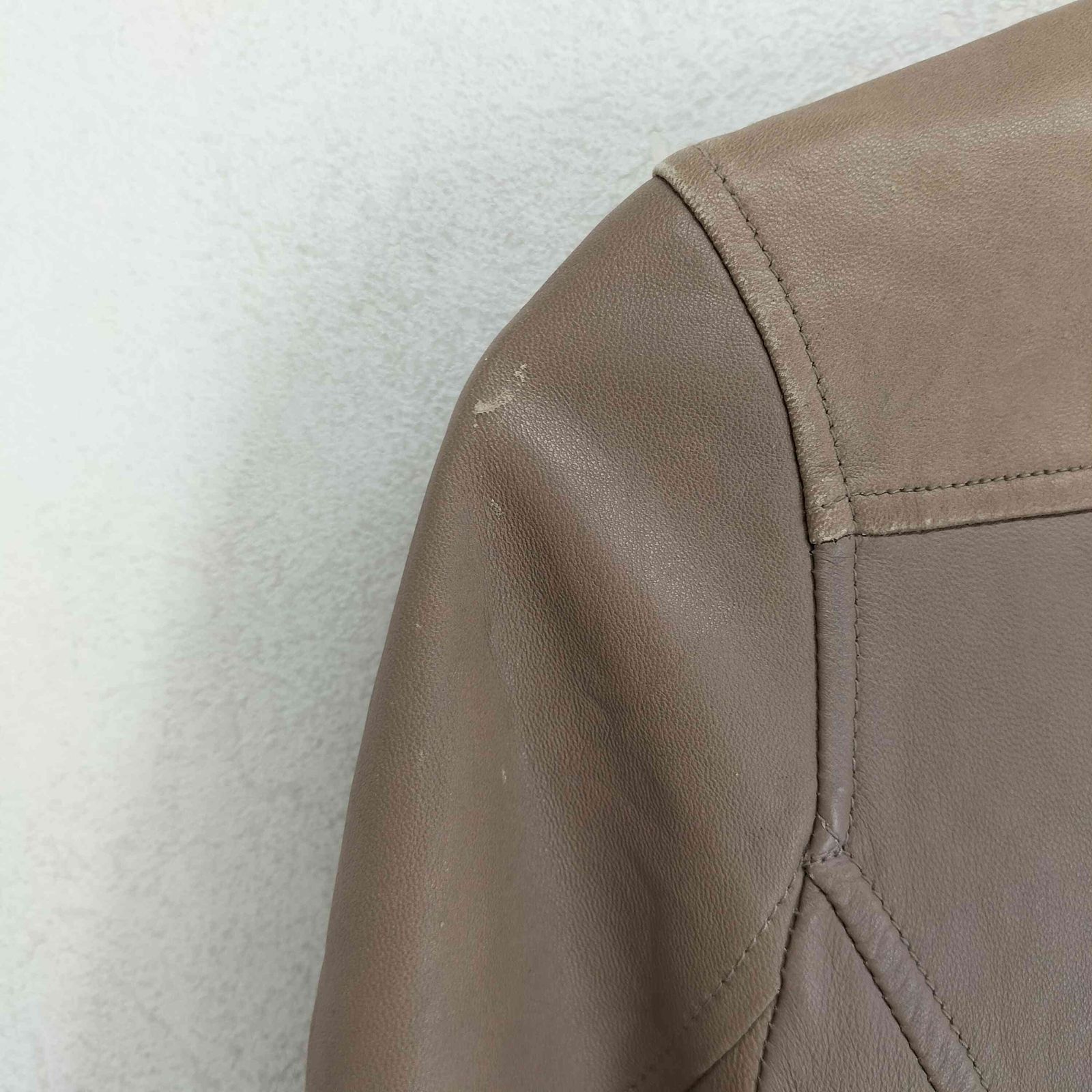 ノンブルアンペール NOMBRE IMPAIR ノーカラーレザージャケット