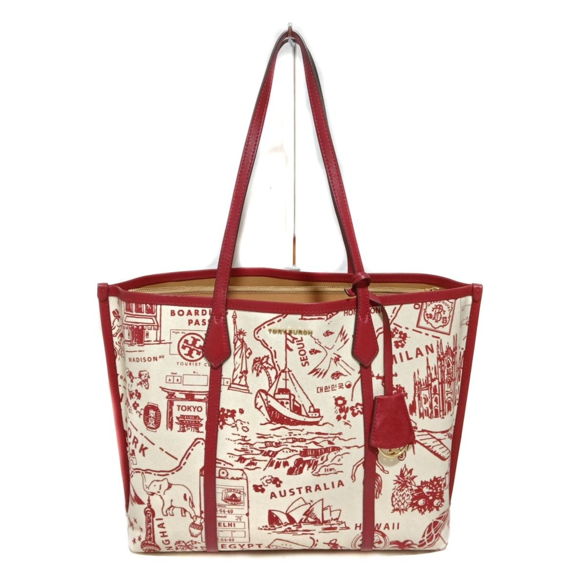 トリーバーチ TORY BURCH いちごバッグチャーム バッグチャーム