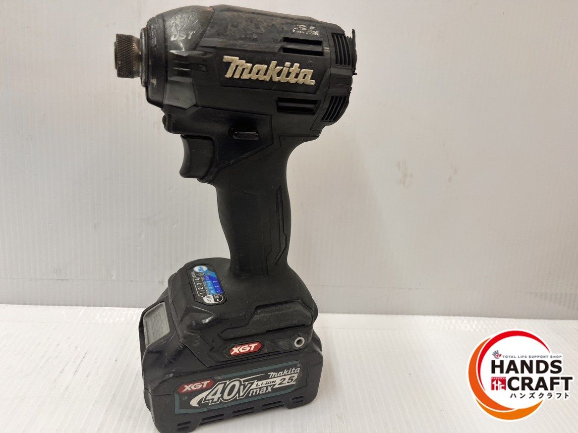 マキタ makita 40 Vmax 充電式インパクトドライバ TD 002 G 本体 V 2 5 Ah 付き 品