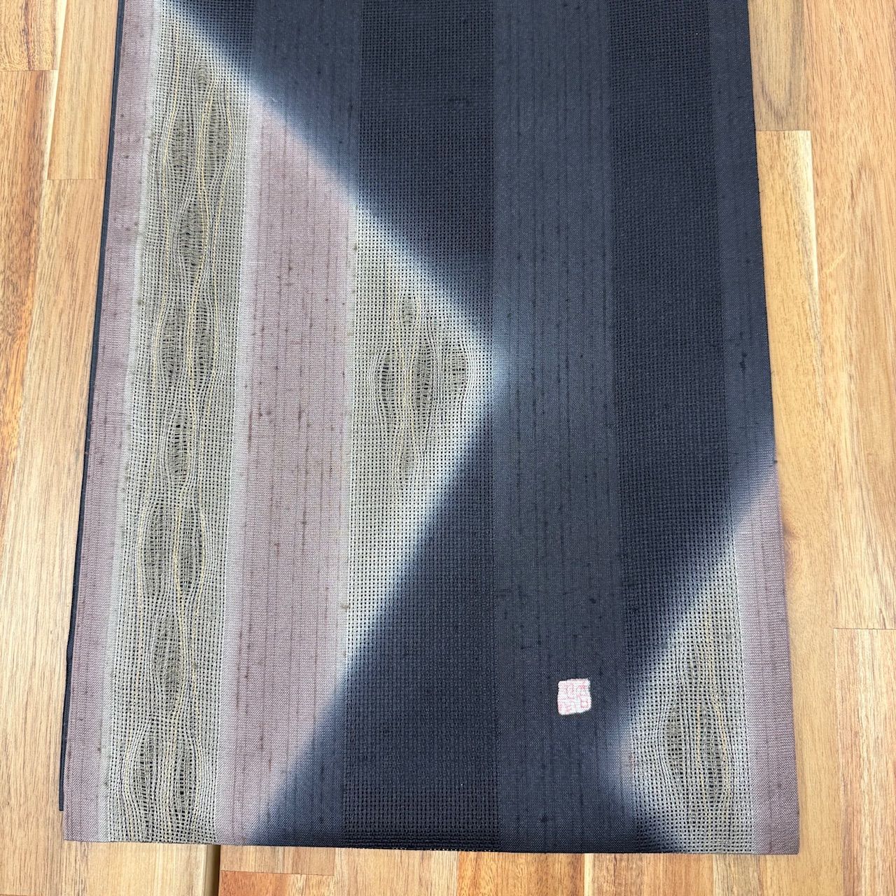 櫛引織り紬袋帯