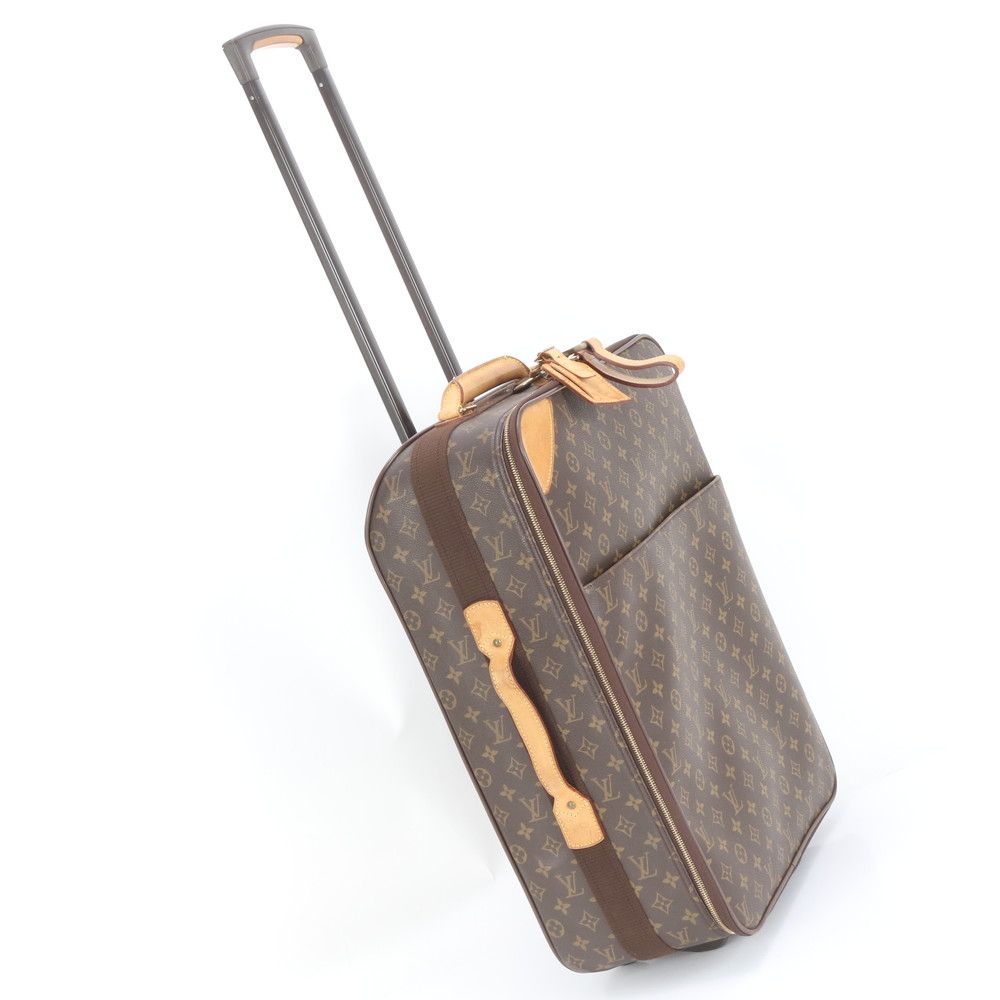 ルイヴィトン モノグラム ペガス 55 M 23294 レザー スーツケース キャリーケース バッグ 出張 旅行 メンズ EEM DD 23-2