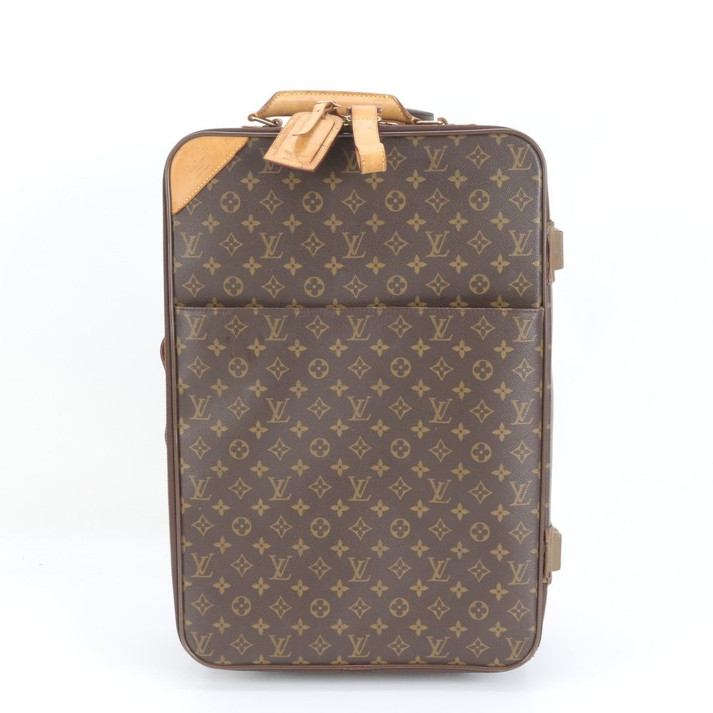 ルイヴィトン モノグラム ペガス 55 M 23294 レザー スーツケース キャリーケース バッグ 出張 旅行 メンズ EEM DD 23-2