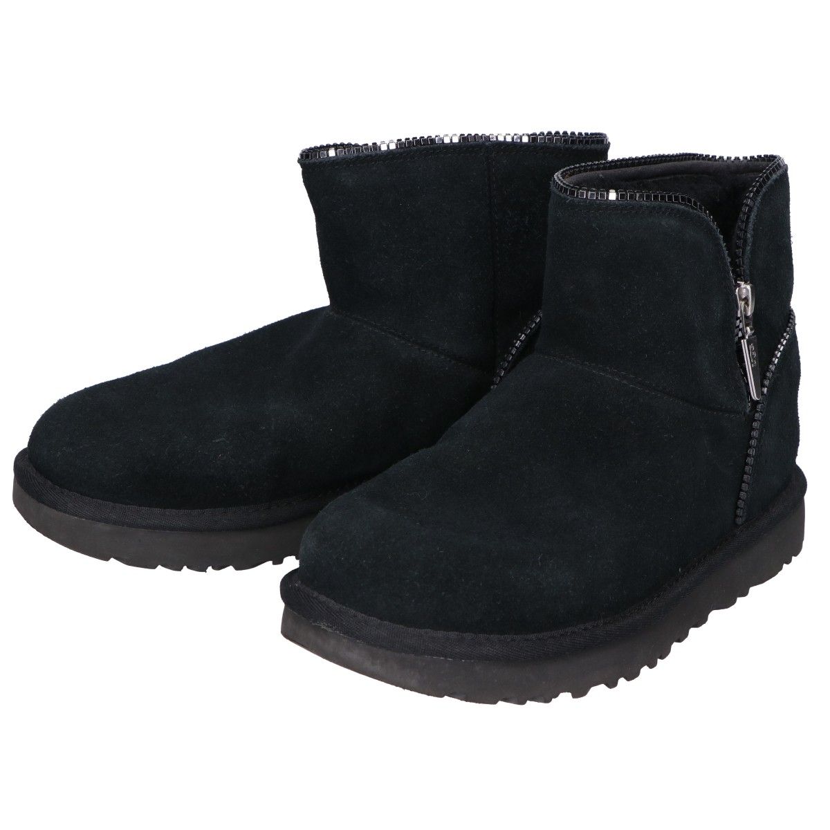 UGG アグ 1110697 Mini Florence ジップ ムートンブーツ 23