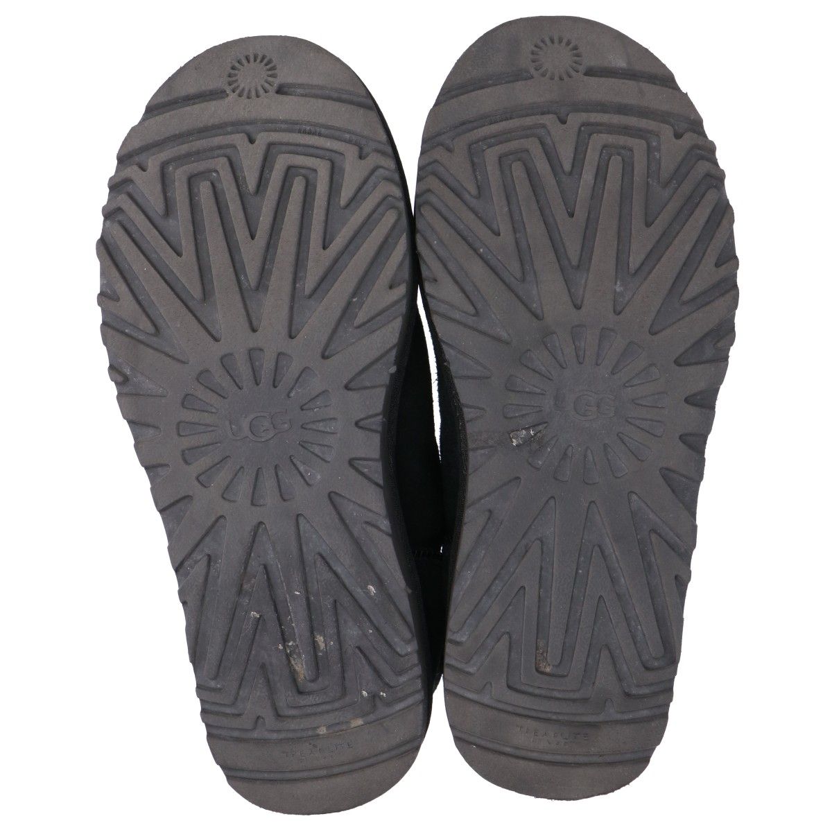 ジップ ムートンブーツ